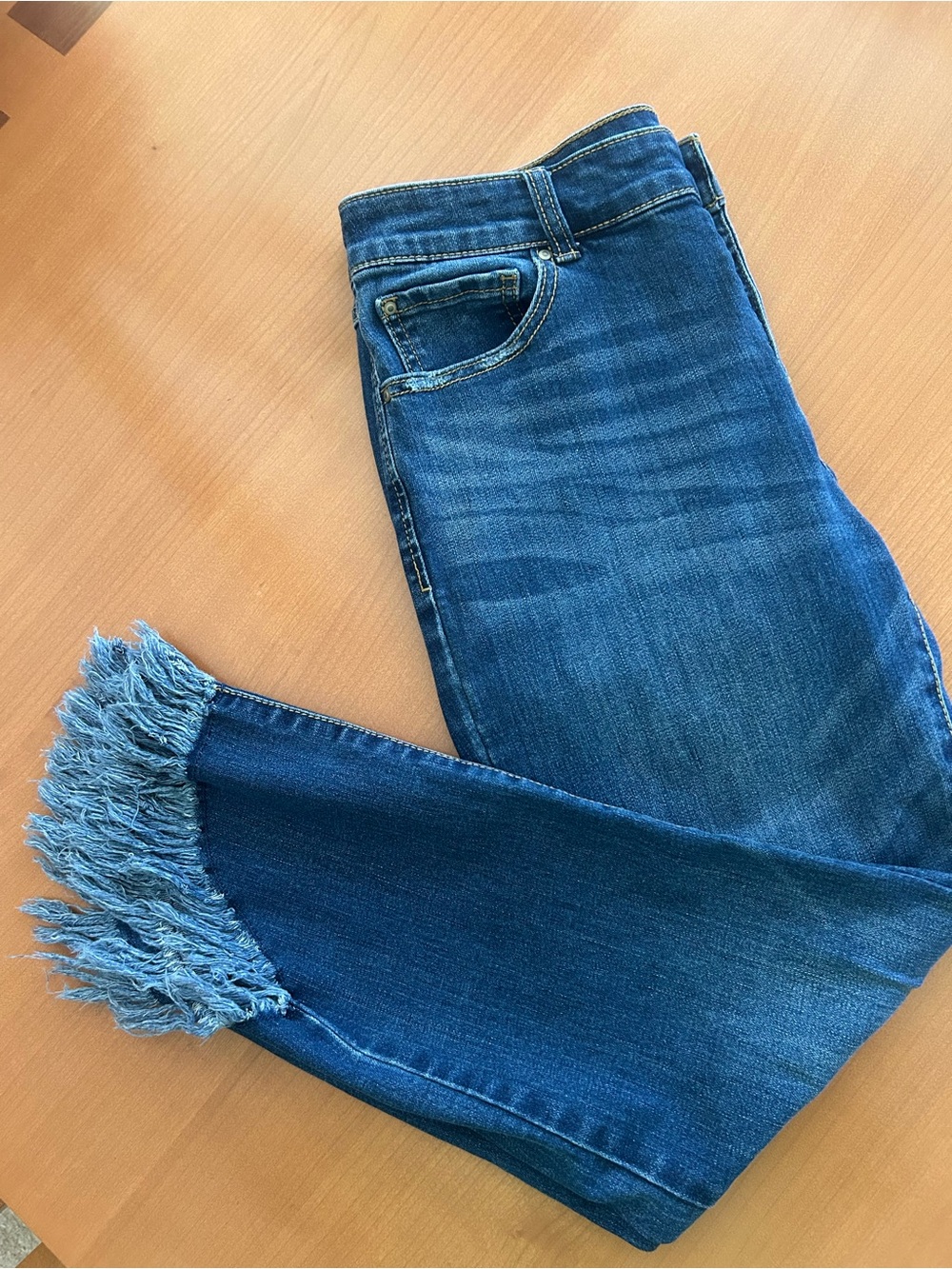 INC International Concept Size 8 Fringe Jean